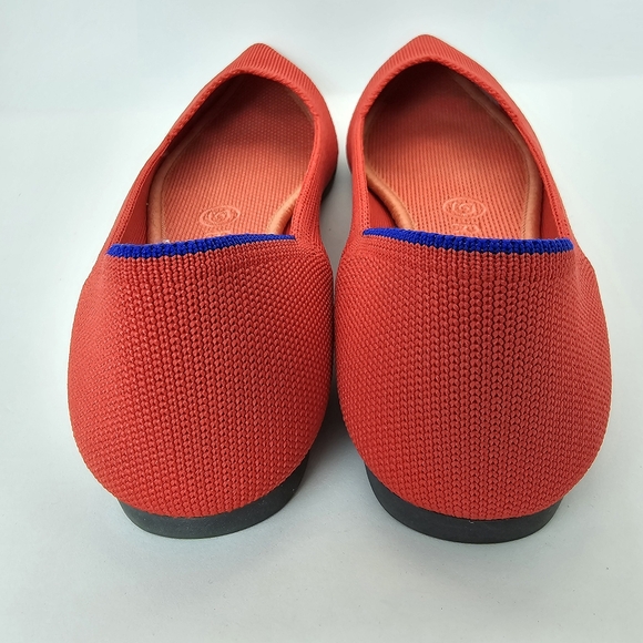 ROTHY'S Poppy Red Flats 6.5 - Picture 4 of 8
